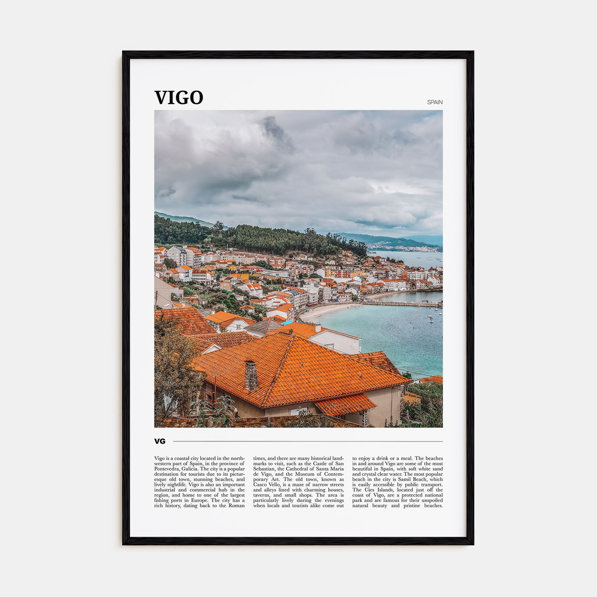 Vigo Travel Color Poster