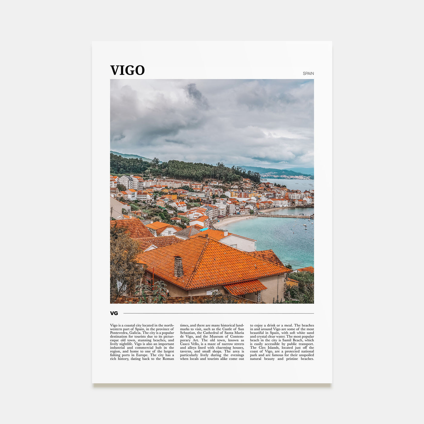 Vigo Travel Color Poster