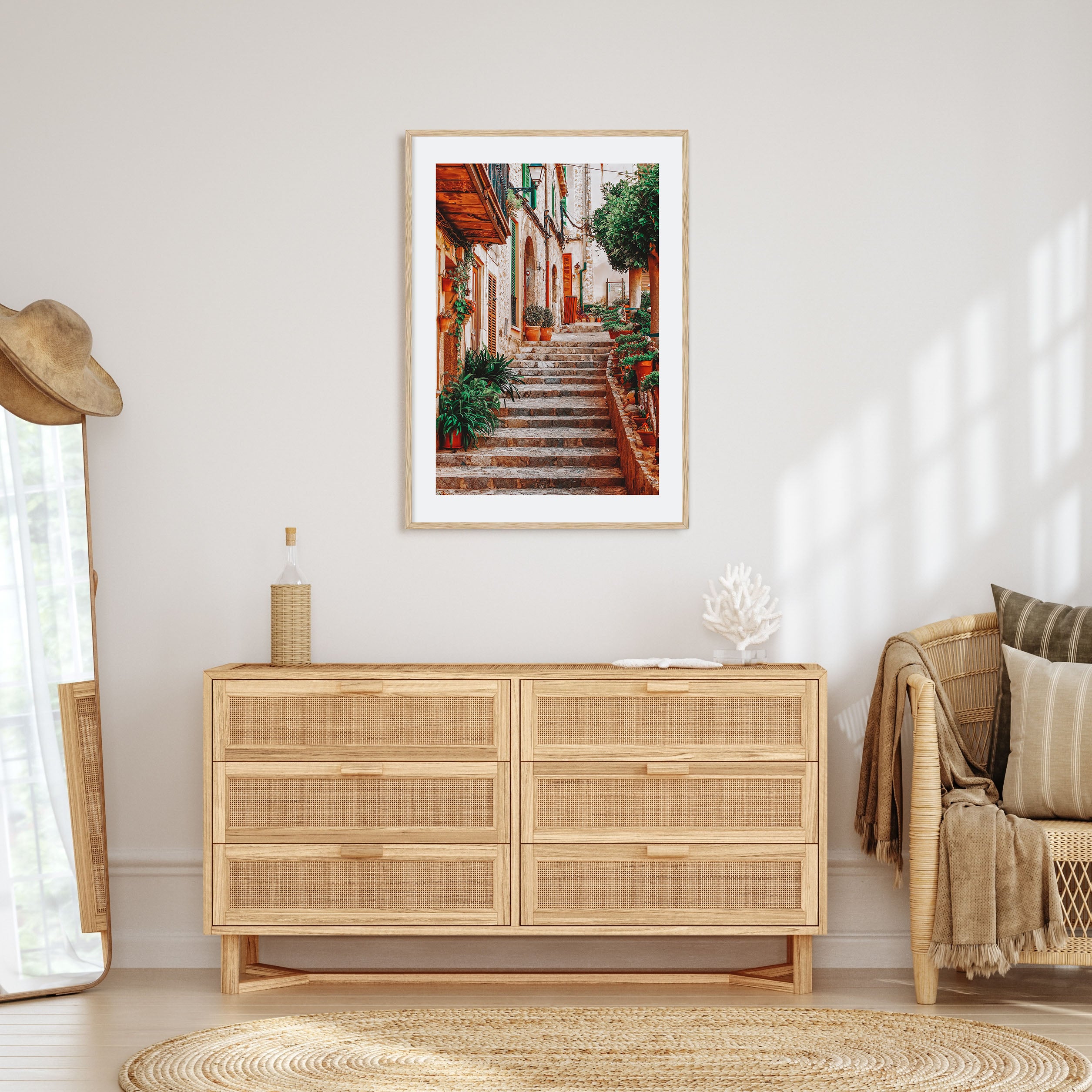 Village Street in Spain Photo Color No 1 Poster