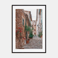 Village Street in Spain Photo Color No 2 Poster