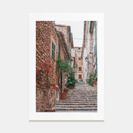 Village Street in Spain Photo Color No 2 Poster