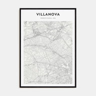 Villanova Map Portrait Poster