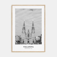Villanova Portrait B&W Poster