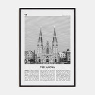 Villanova Travel B&W Poster
