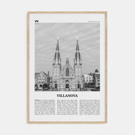 Villanova Travel B&W Poster