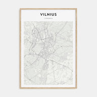 Vilnius Map Portrait Poster
