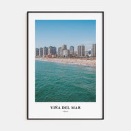 Viña del Mar Portrait Color Poster