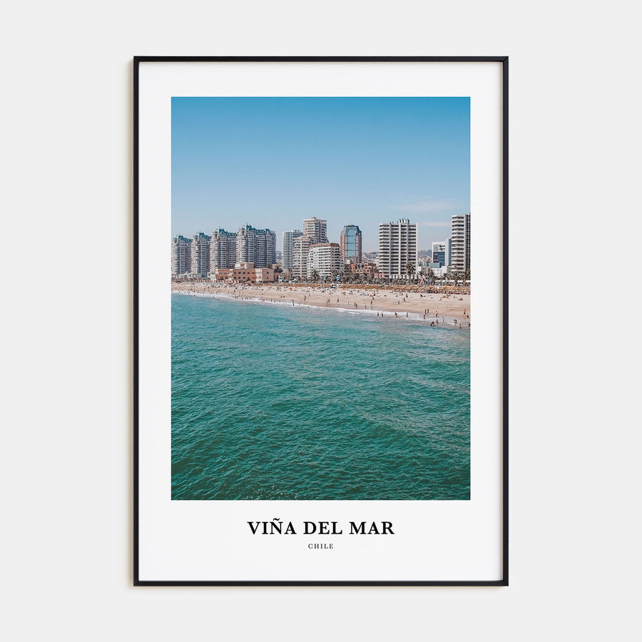 Viña del Mar Portrait Color Poster