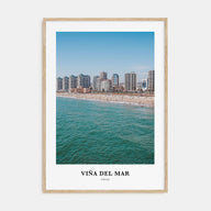 Viña del Mar Portrait Color Poster