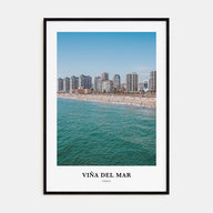 Viña del Mar Portrait Color Poster