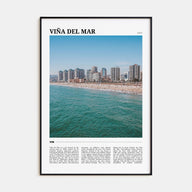 Viña del Mar Travel Color Poster