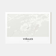 Viñales Map Landscape Poster