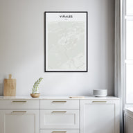 Viñales Map Portrait Poster