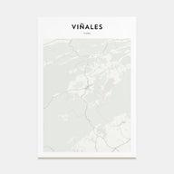 Viñales Map Portrait Poster