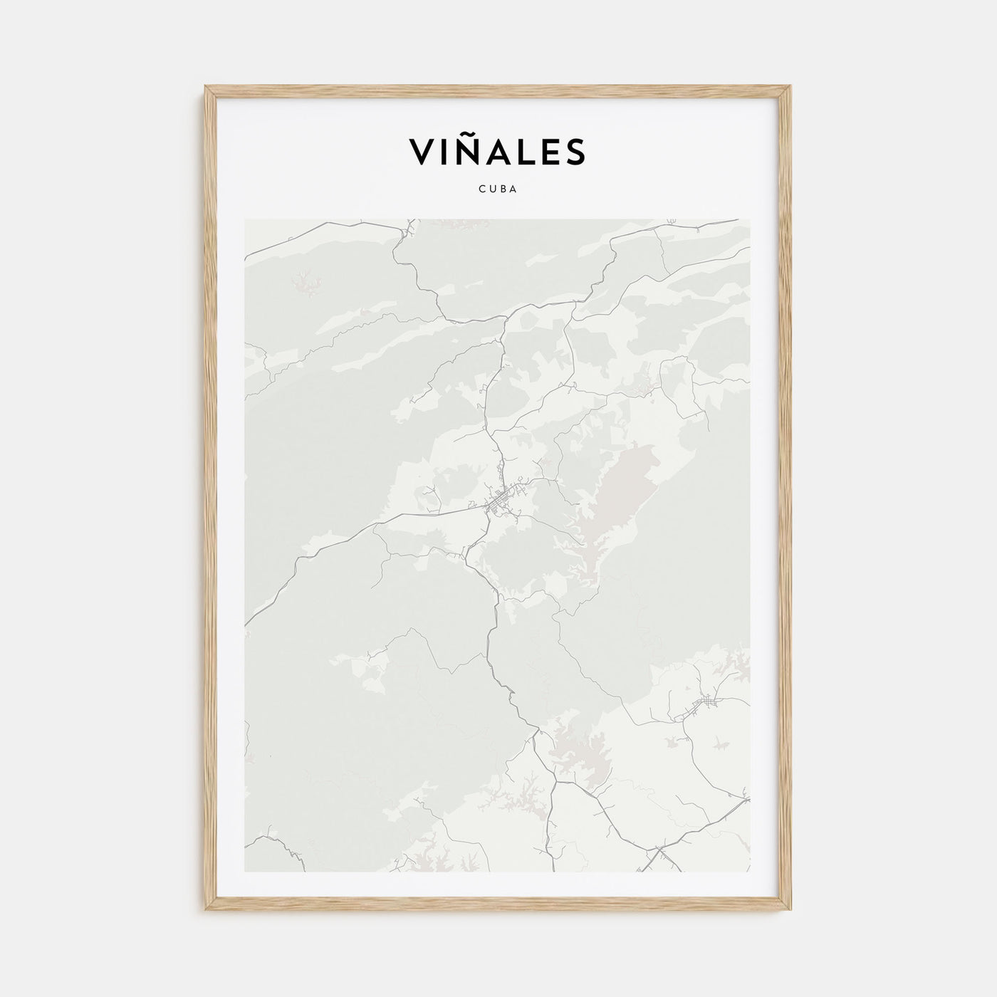 Viñales Map Portrait Poster