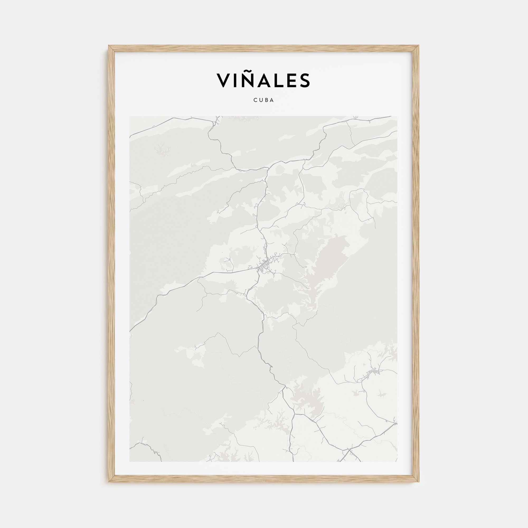 Viñales Map Portrait Poster