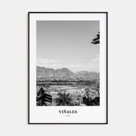 Viñales Portrait B&W Poster