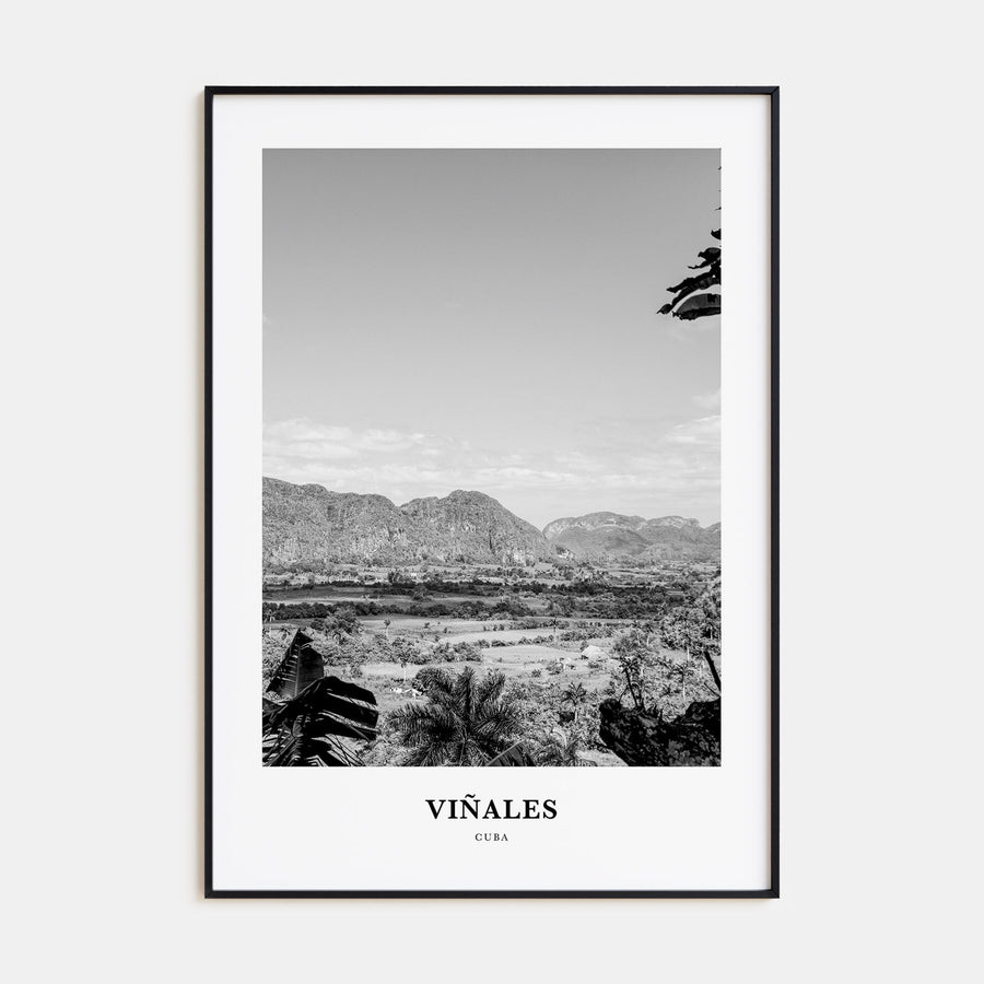 Viñales Portrait B&W Poster