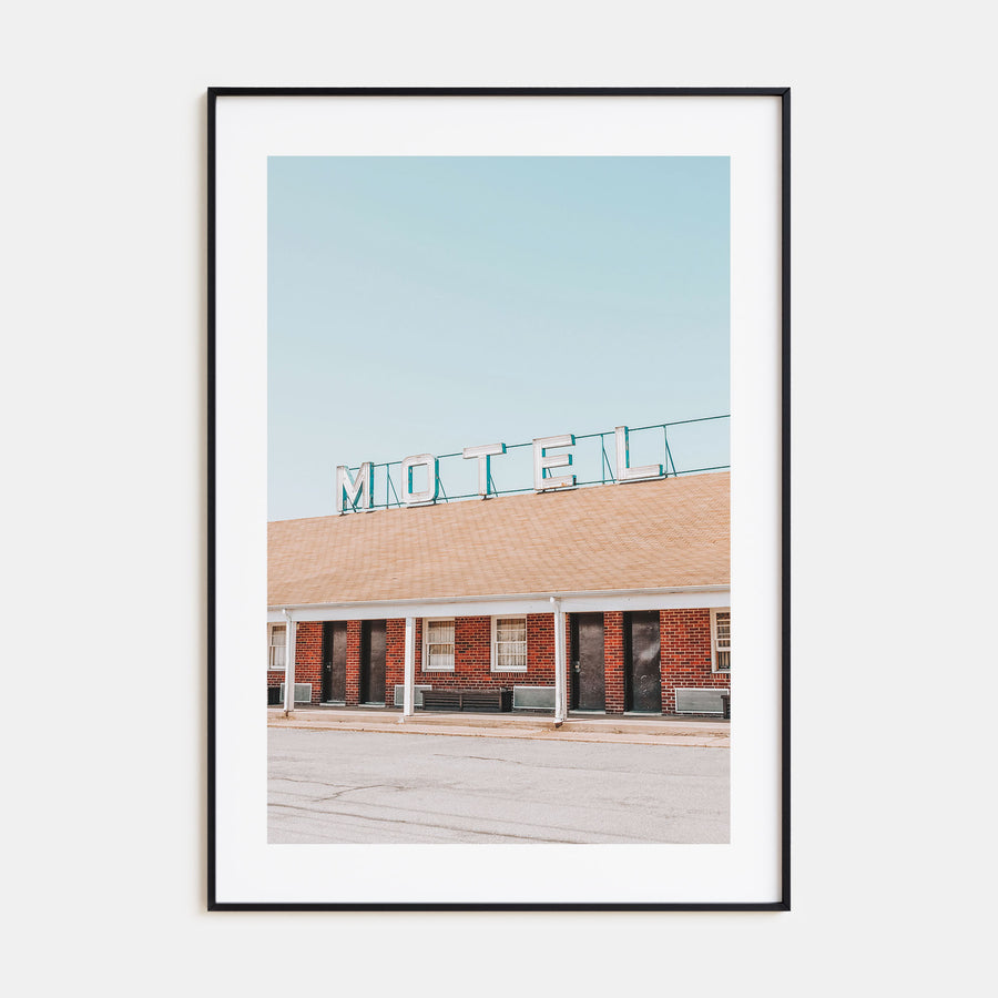 Vintage Motel Photo Color Poster
