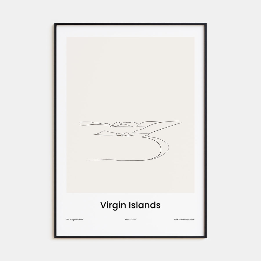 Virgin Islands National Park Drawn Poster