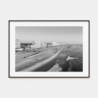 Virginia Beach Landscape B&W Poster