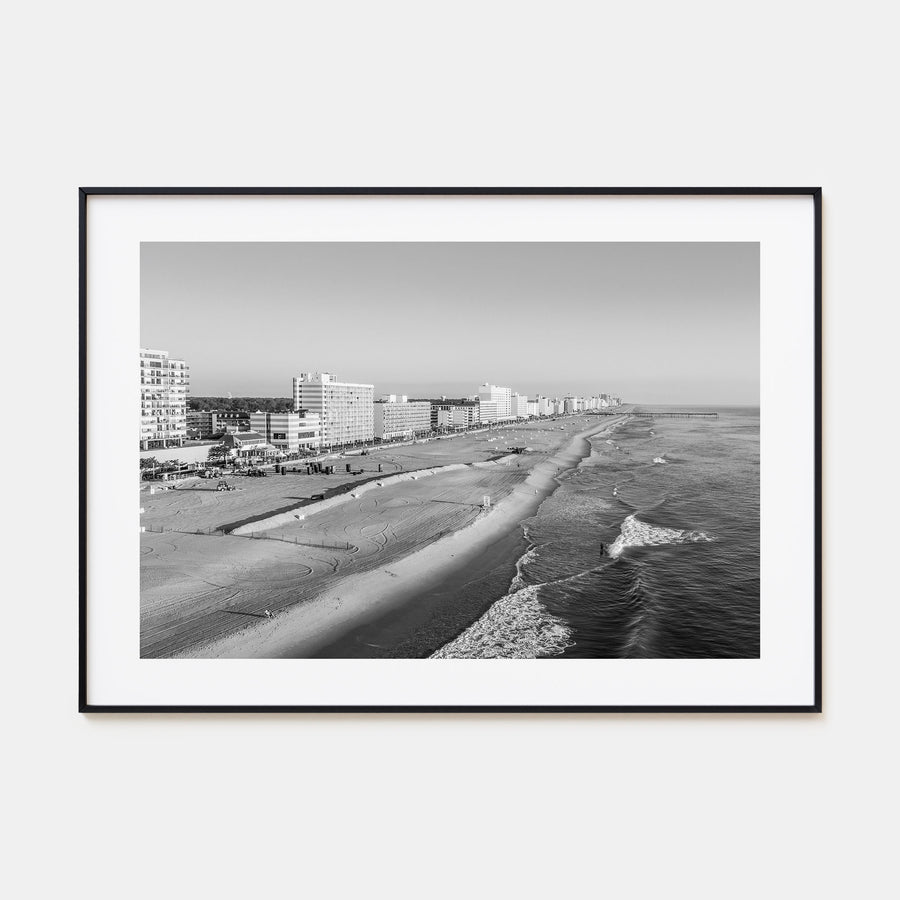Virginia Beach Landscape B&W Poster