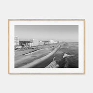 Virginia Beach Landscape B&W Poster