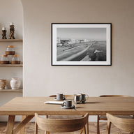 Virginia Beach Landscape B&W Poster