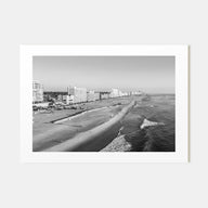 Virginia Beach Landscape B&W Poster