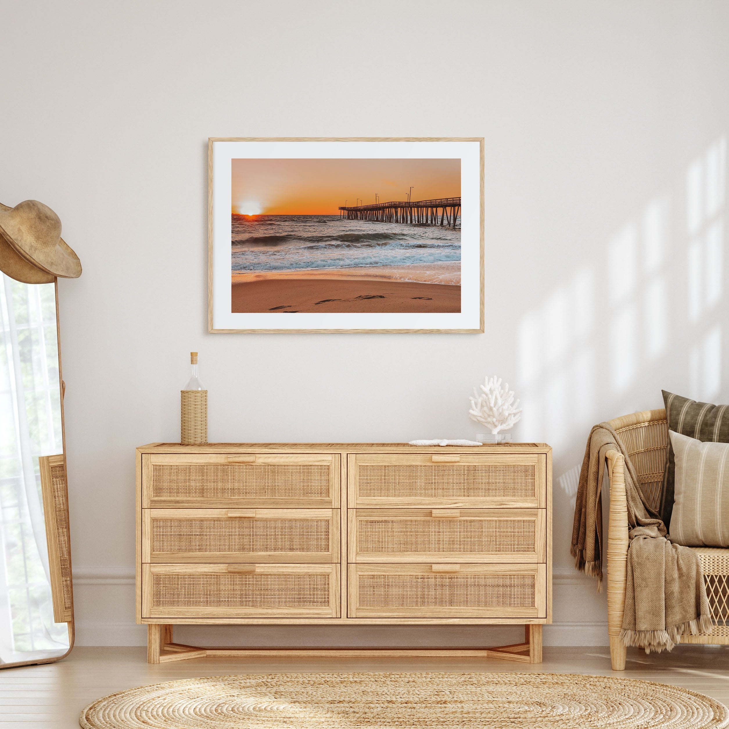 Virginia Beach Landscape Color Poster