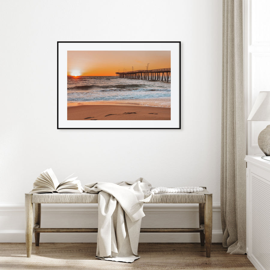 Virginia Beach Landscape Color Poster