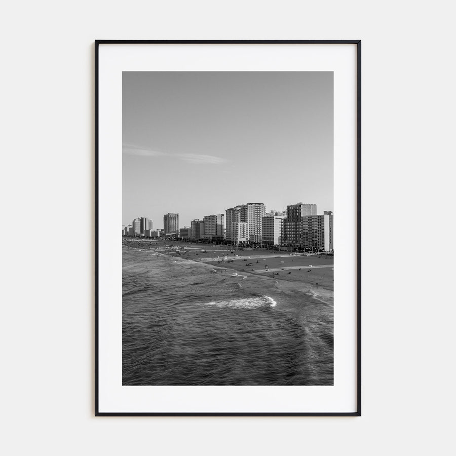 Virginia Beach Photo B&W Poster