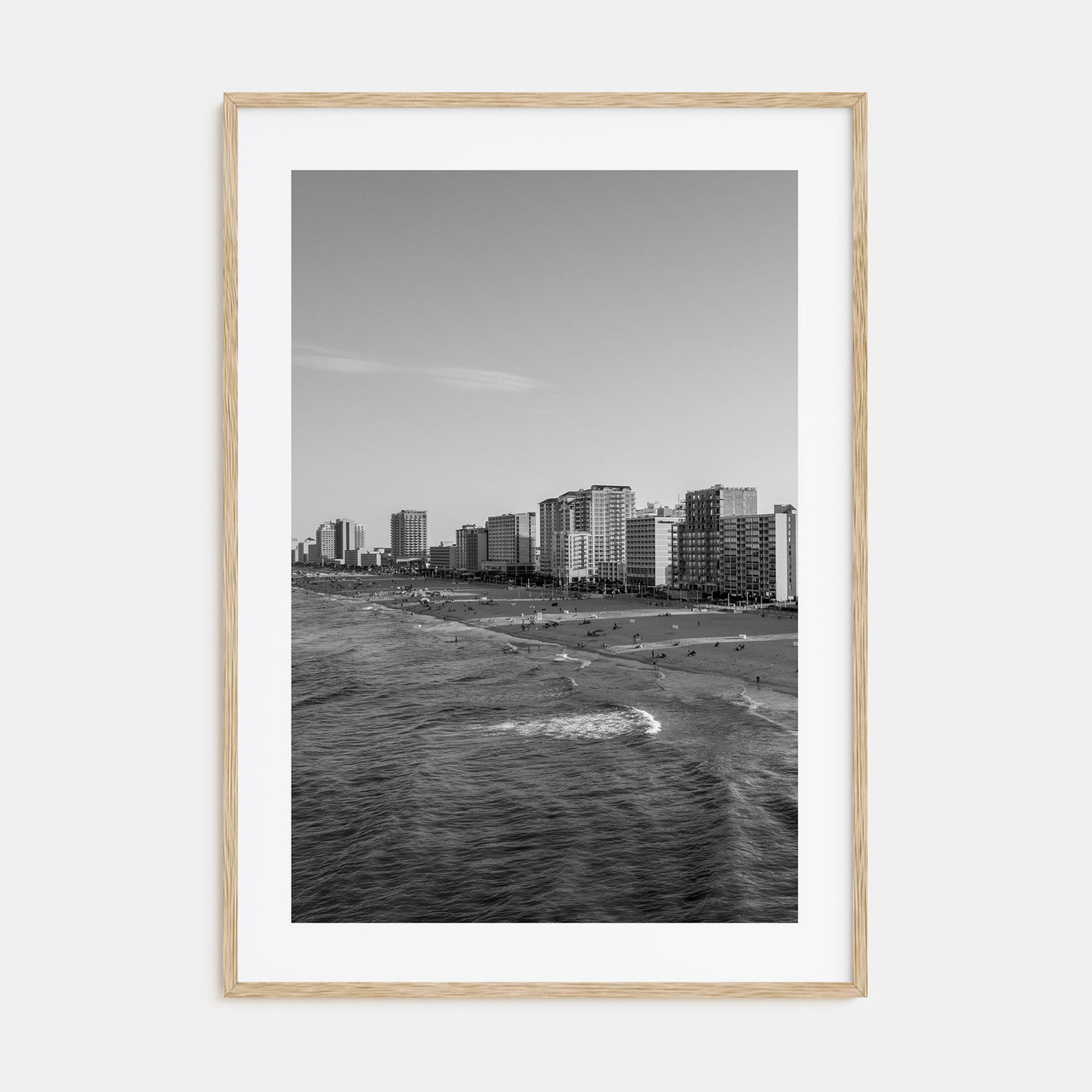 Virginia Beach Photo B&W Poster