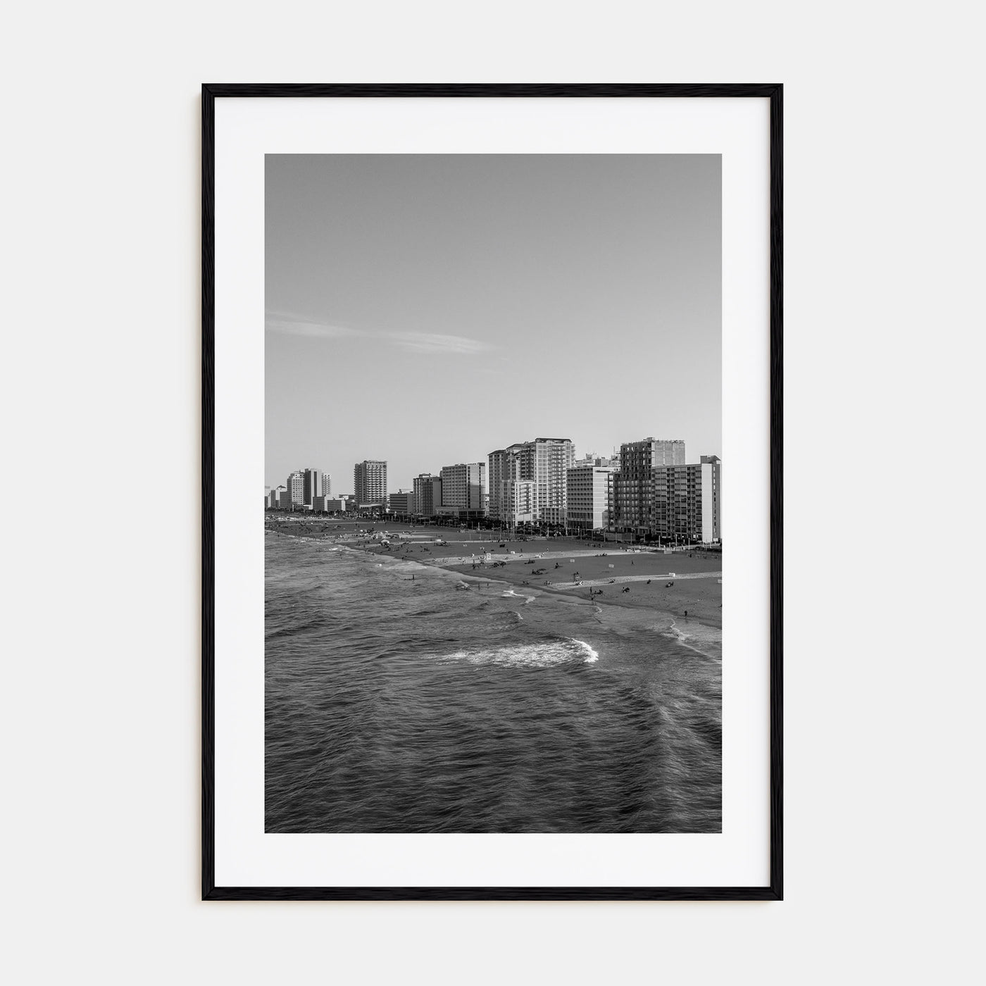 Virginia Beach Photo B&W Poster