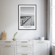 Virginia Beach Portrait B&W Poster