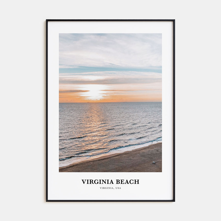 Virginia Beach Portrait Color Poster