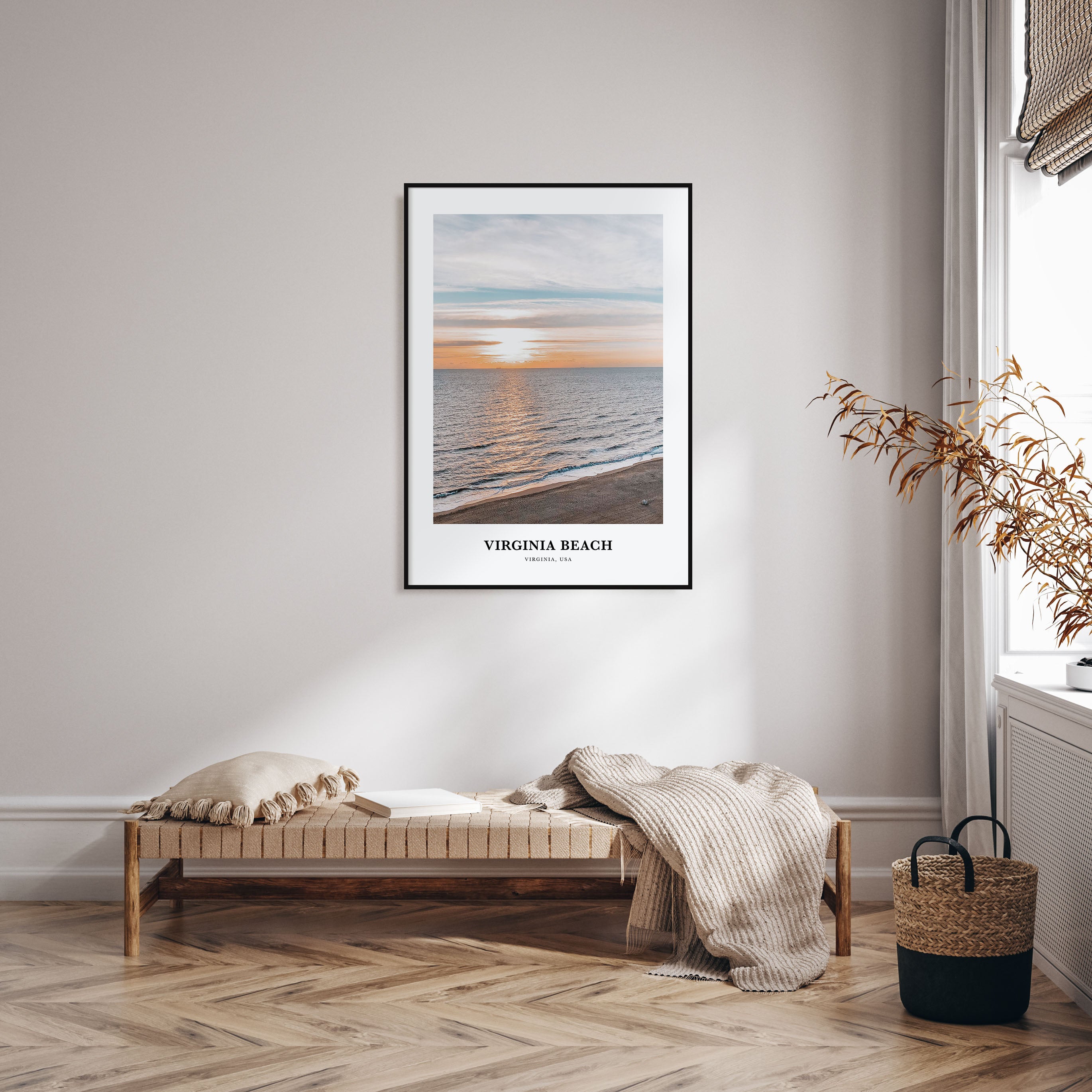 Virginia Beach Portrait Color Poster