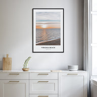 Virginia Beach Portrait Color Poster