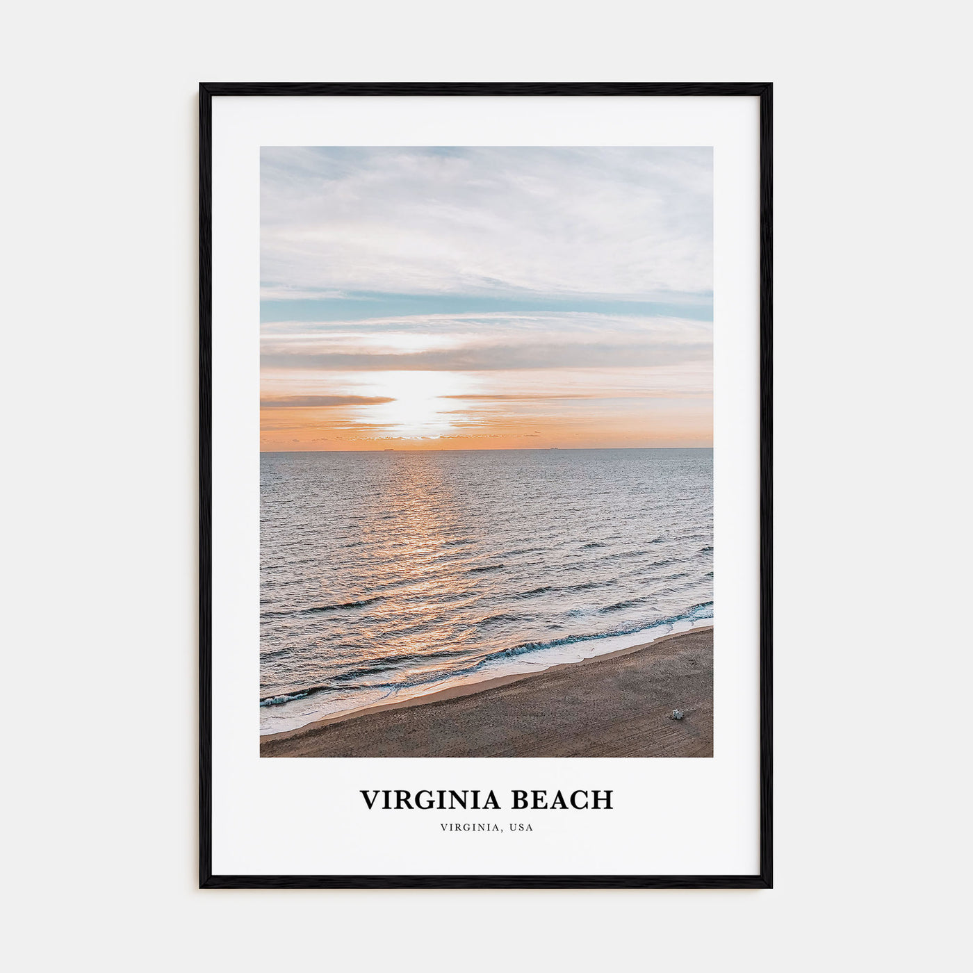 Virginia Beach Portrait Color Poster