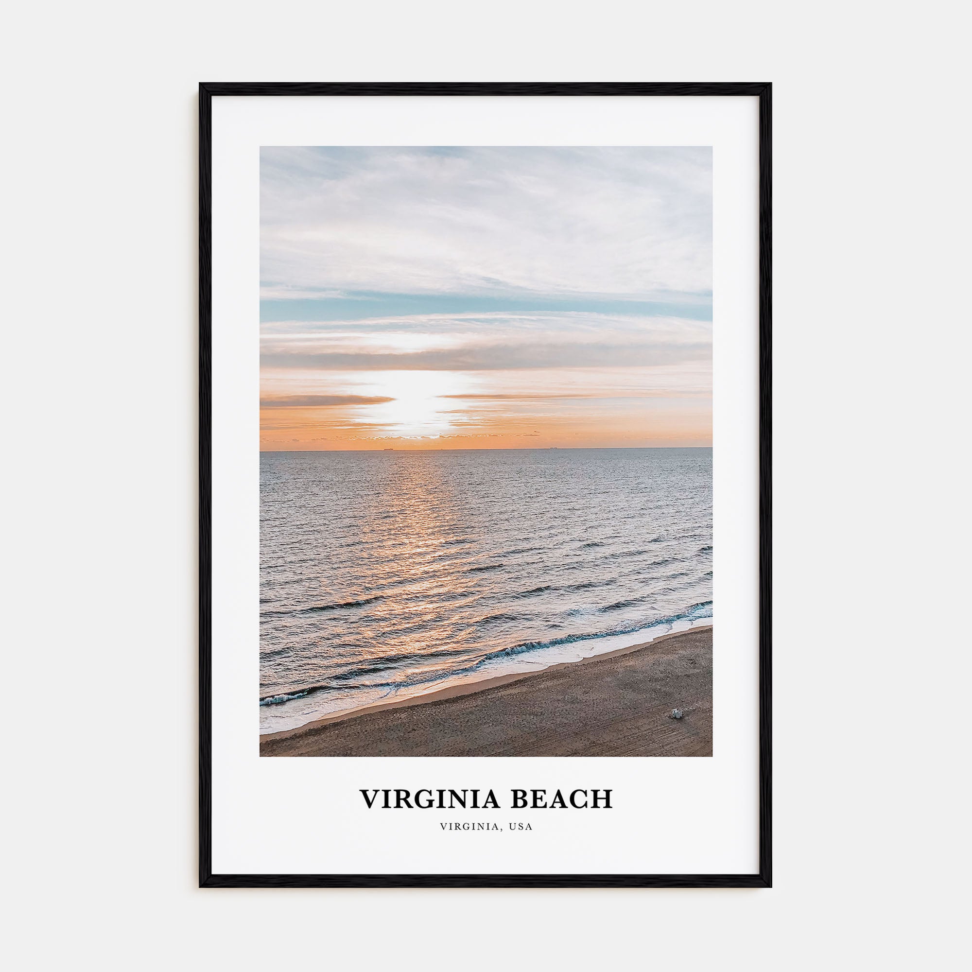 Virginia Beach Portrait Color Poster