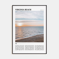 Virginia Beach Travel Color Poster