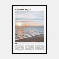 Virginia Beach Travel Color Poster