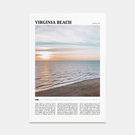 Virginia Beach Travel Color Poster