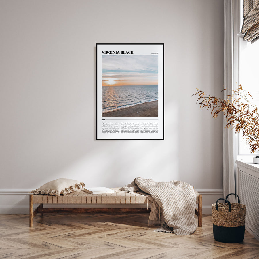 Virginia Beach Travel Color Poster