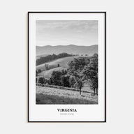 Virginia Portrait B&W No 1 Poster