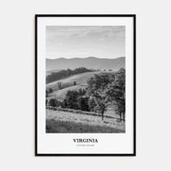 Virginia Portrait B&W No 1 Poster