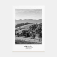 Virginia Portrait B&W No 1 Poster