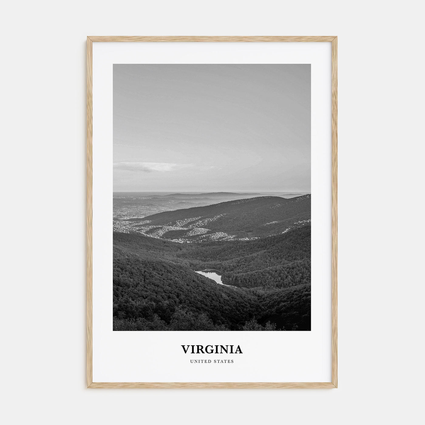 Virginia Portrait B&W No 2 Poster