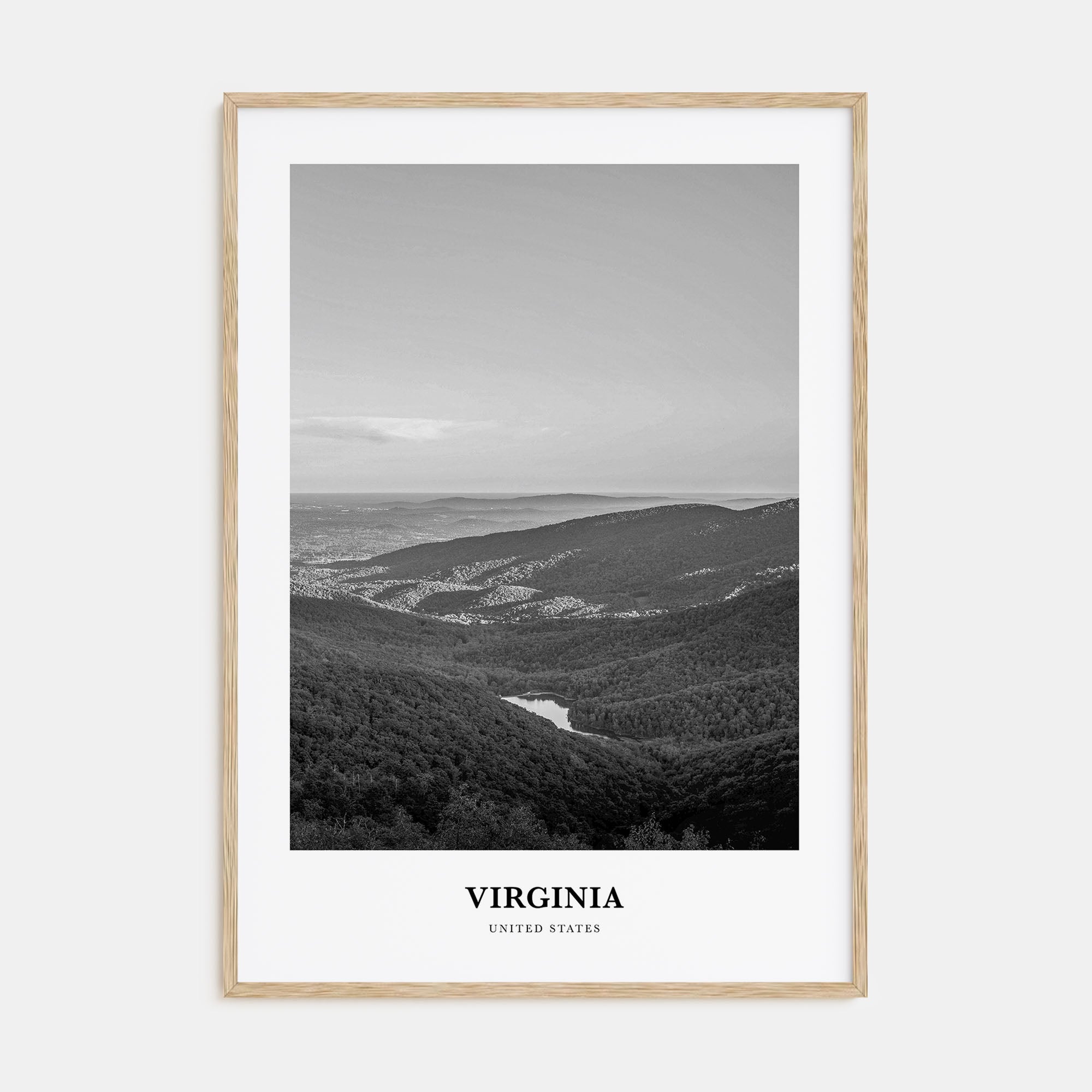 Virginia Portrait B&W No 2 Poster