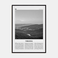Virginia Travel B&W No 2 Poster